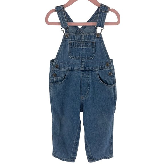 The Original Arizona Jean Company Unisex Baby Size 18 Months Denim Overalls - Picture 1 of 5